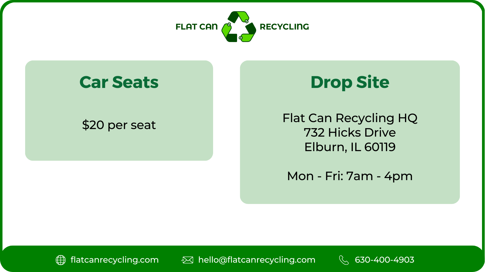Car Seat Pricing 2