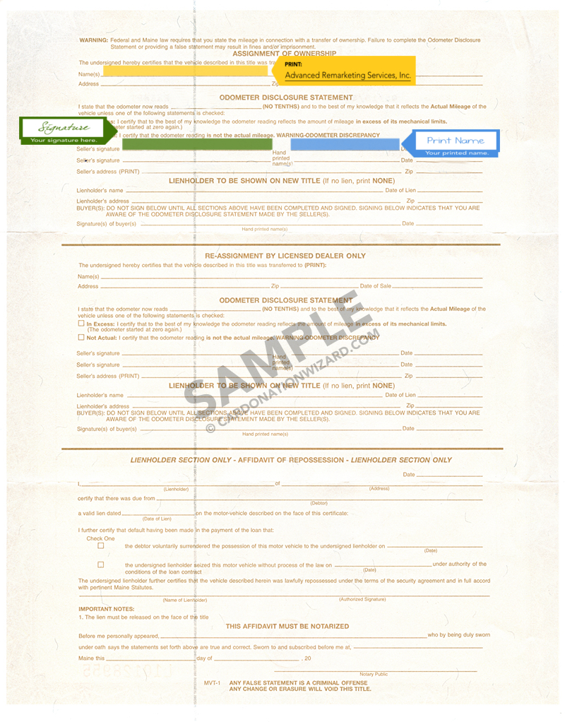 car donation maine title 2008