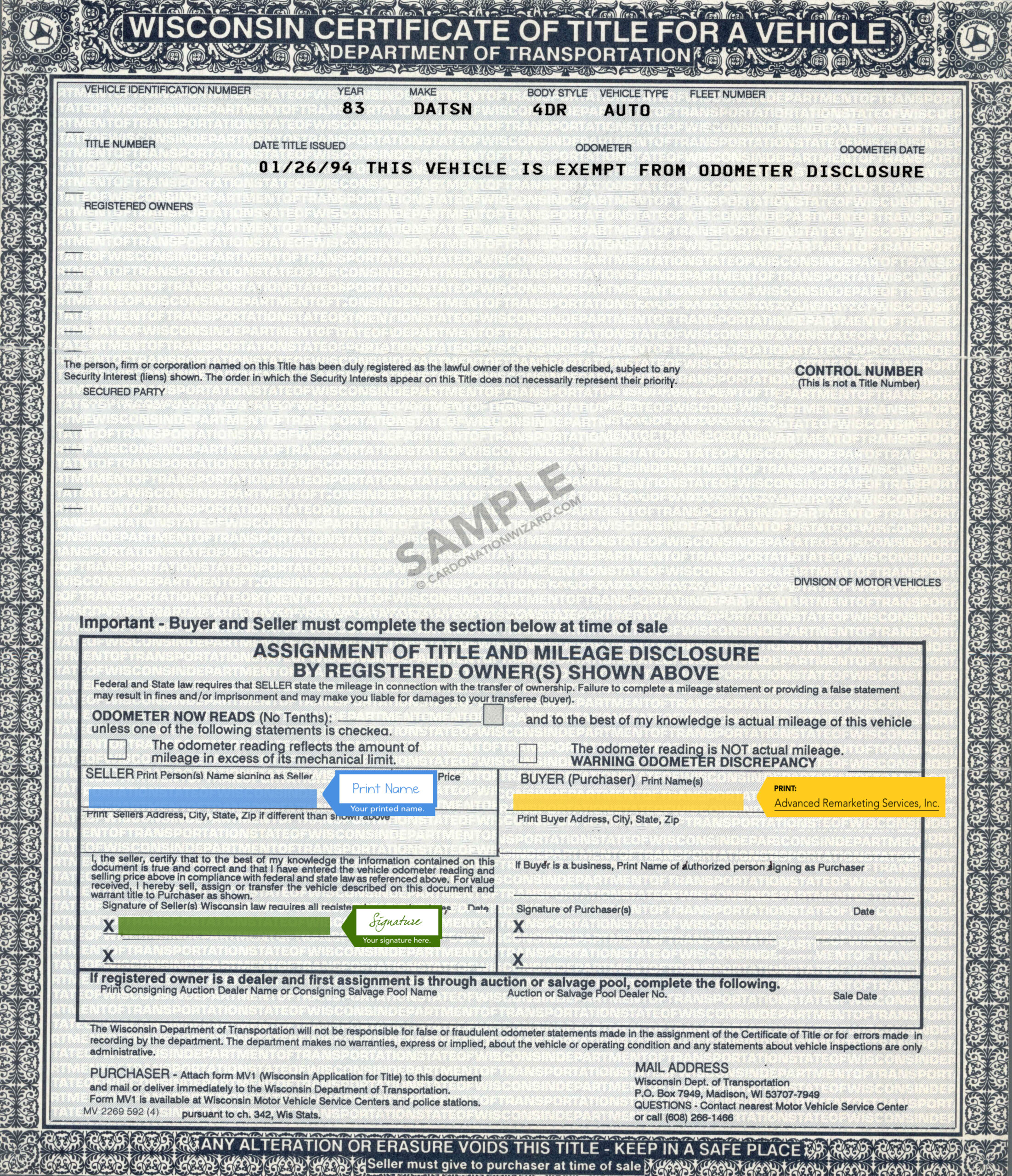 donate a car wisconsin title 1998 scaled