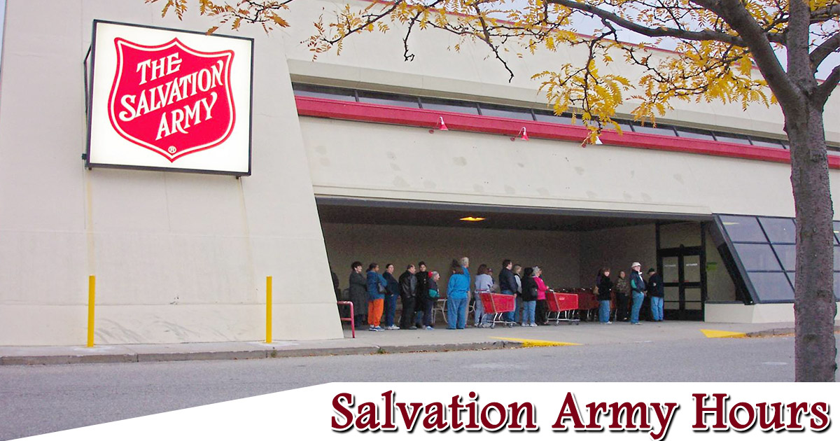 salvation army hours image