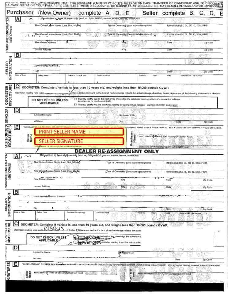 Can You Gift A Car In South Dakota?